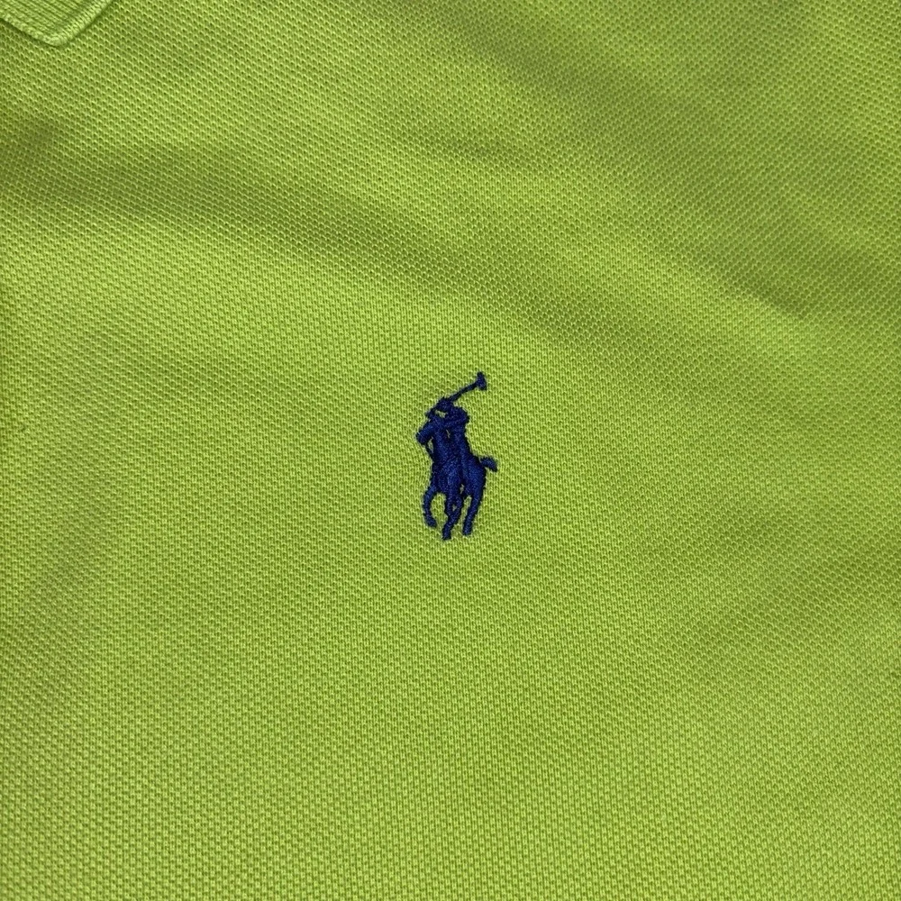 Polo Ralph Lauren Shirt Men's Large Lime Green‎ Short Sleeve Polo Classic Logo